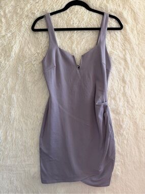 Fashion Nova Womens "Only Have You Mini Dress" M Lavender Soft Girl Y2K Glam